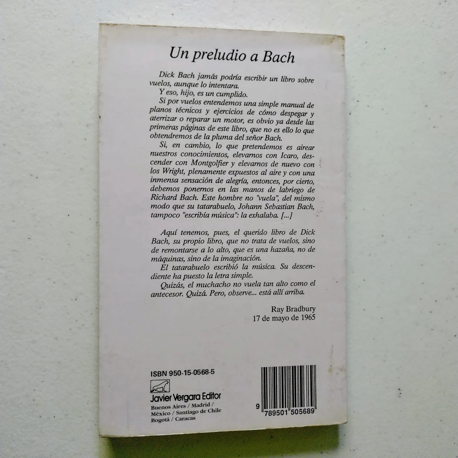 Biplano, Richard Bach, usado 2