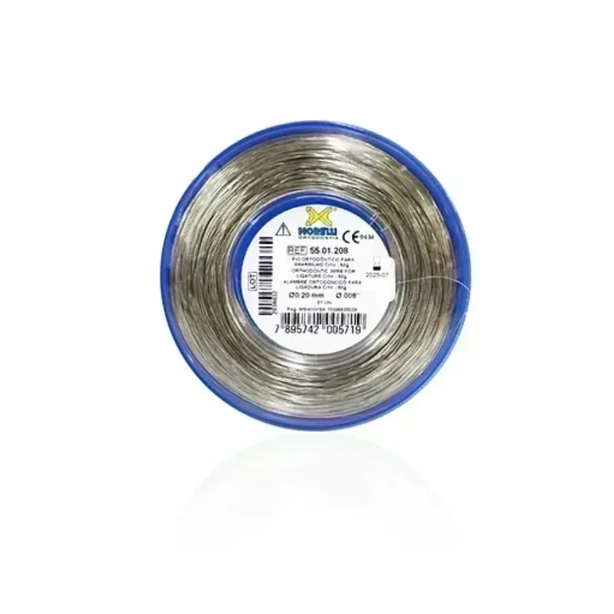 ALAMBRE DE ACERO EN ROLLO PARA LIGADURA x50grs. Morelli
