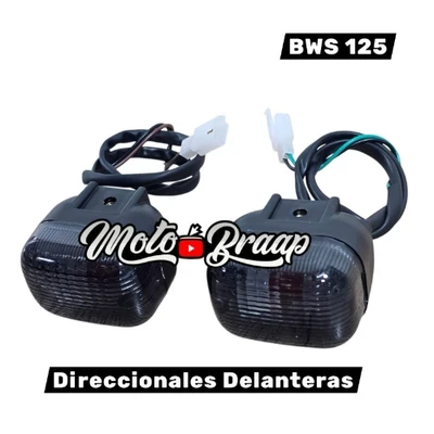 BWS 125 / BWS FI Direccionales delanteras Humo (PAR)