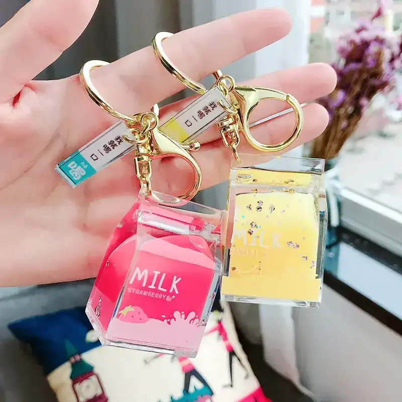 Llavero Kawaii Milk 2