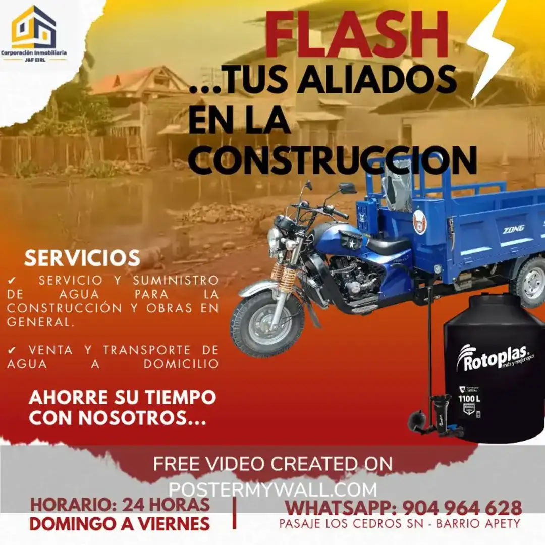 Venta de agua y suministro 