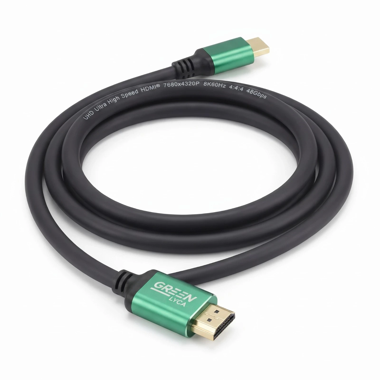 Cable HDMI 2.1 Green Lyca 8K de 1.8 Metros: Máxima Resolución y Rendimiento en Electrónica Joma