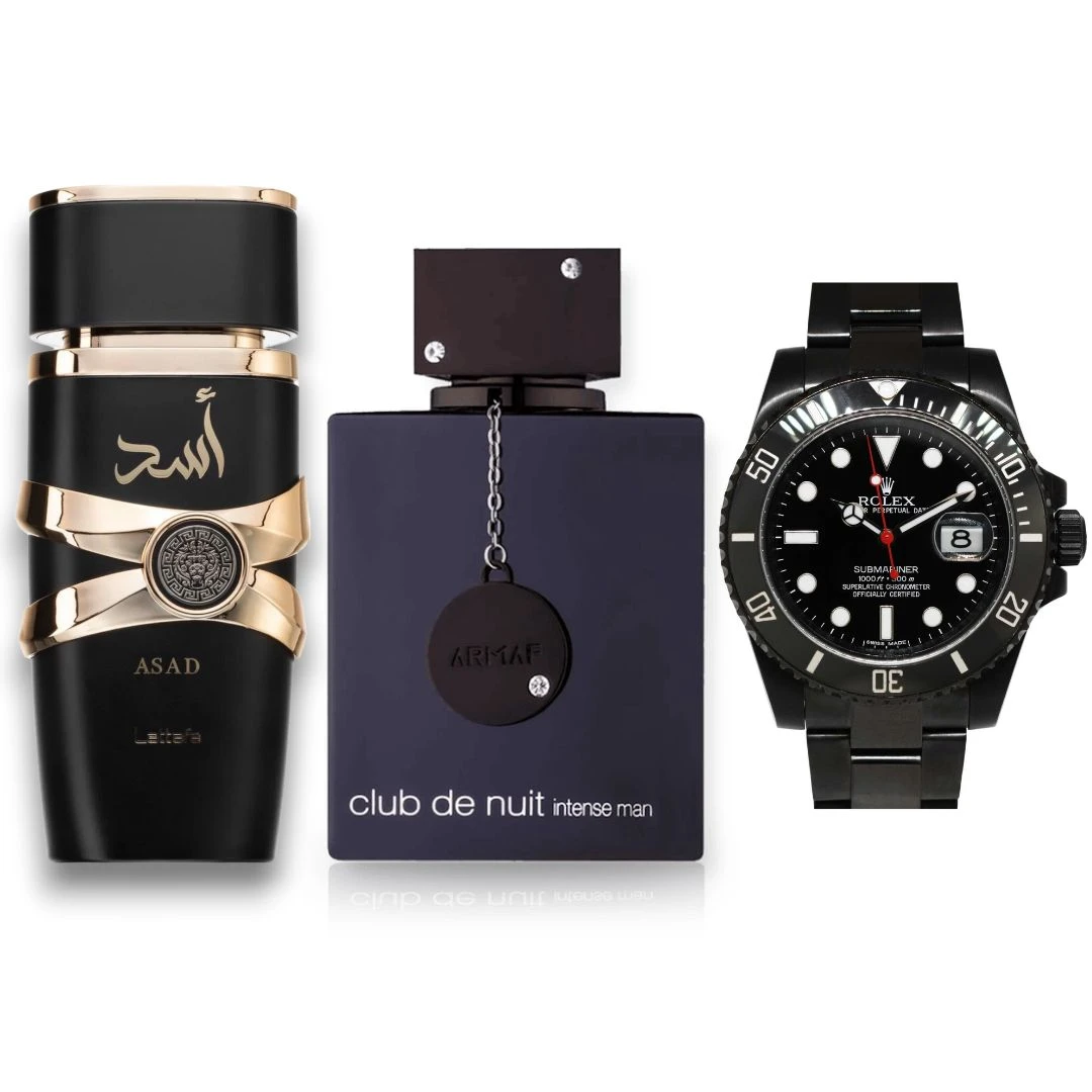 PROMO: 2 perfumes + Reloj Rolex