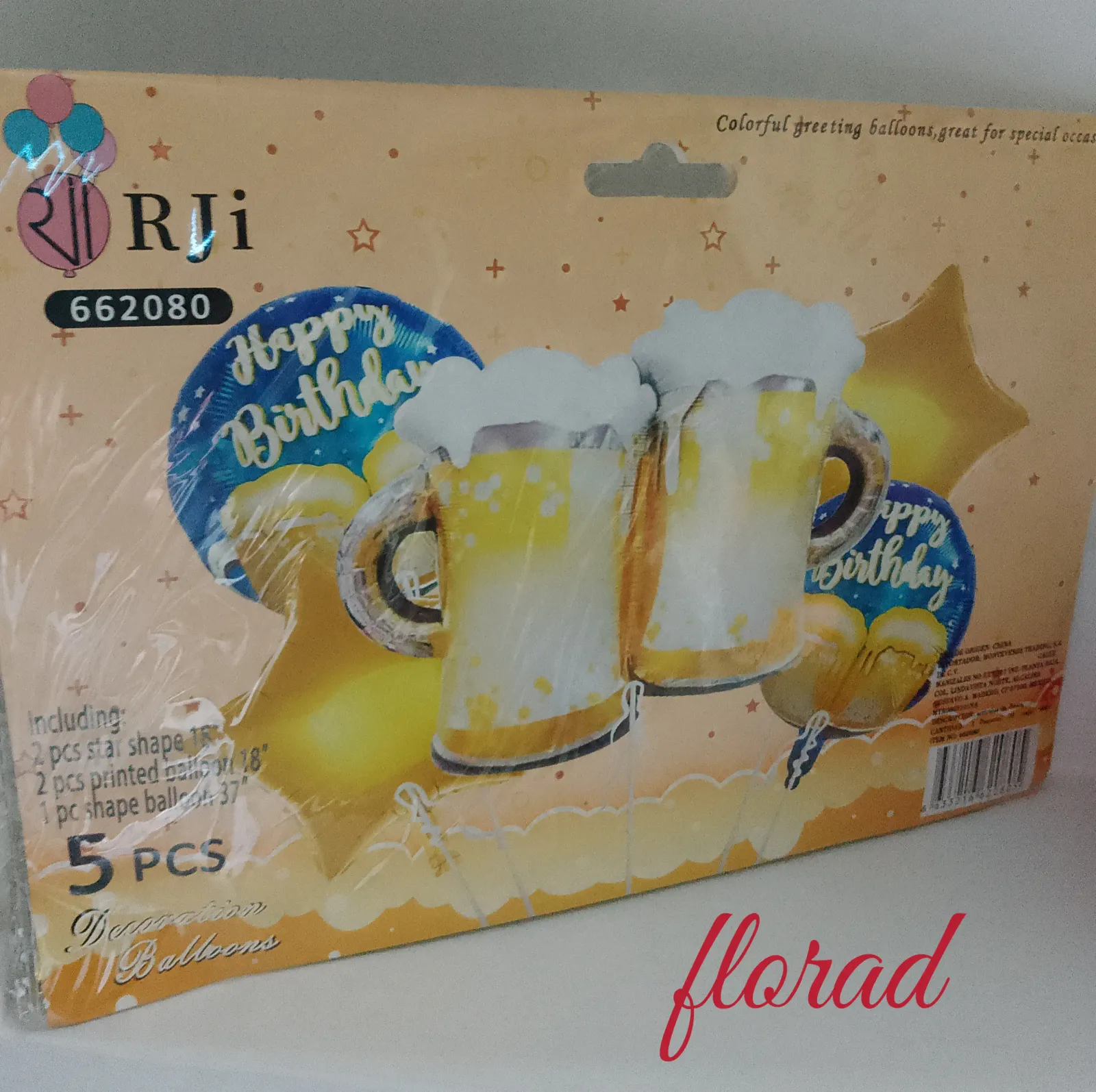 Set de globos cerveza