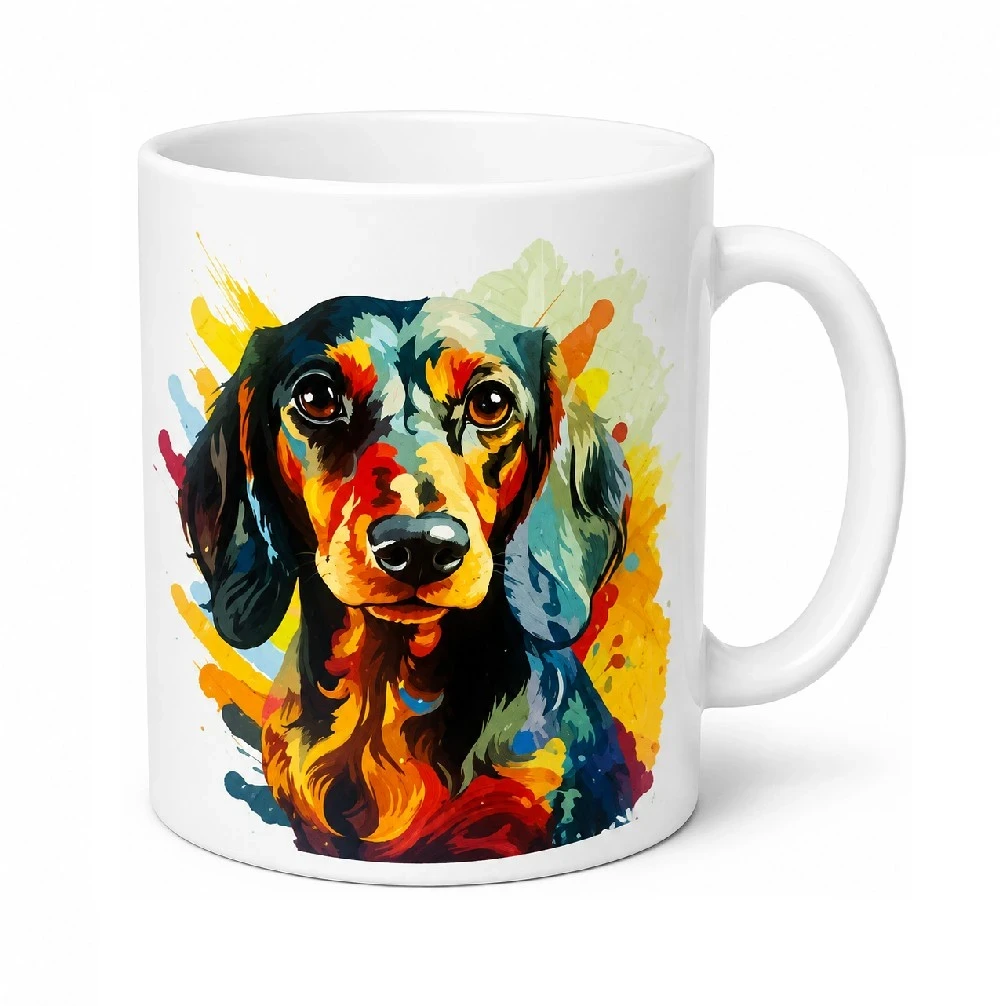 Taza de cerámica Pet Lover diseño Dachshund