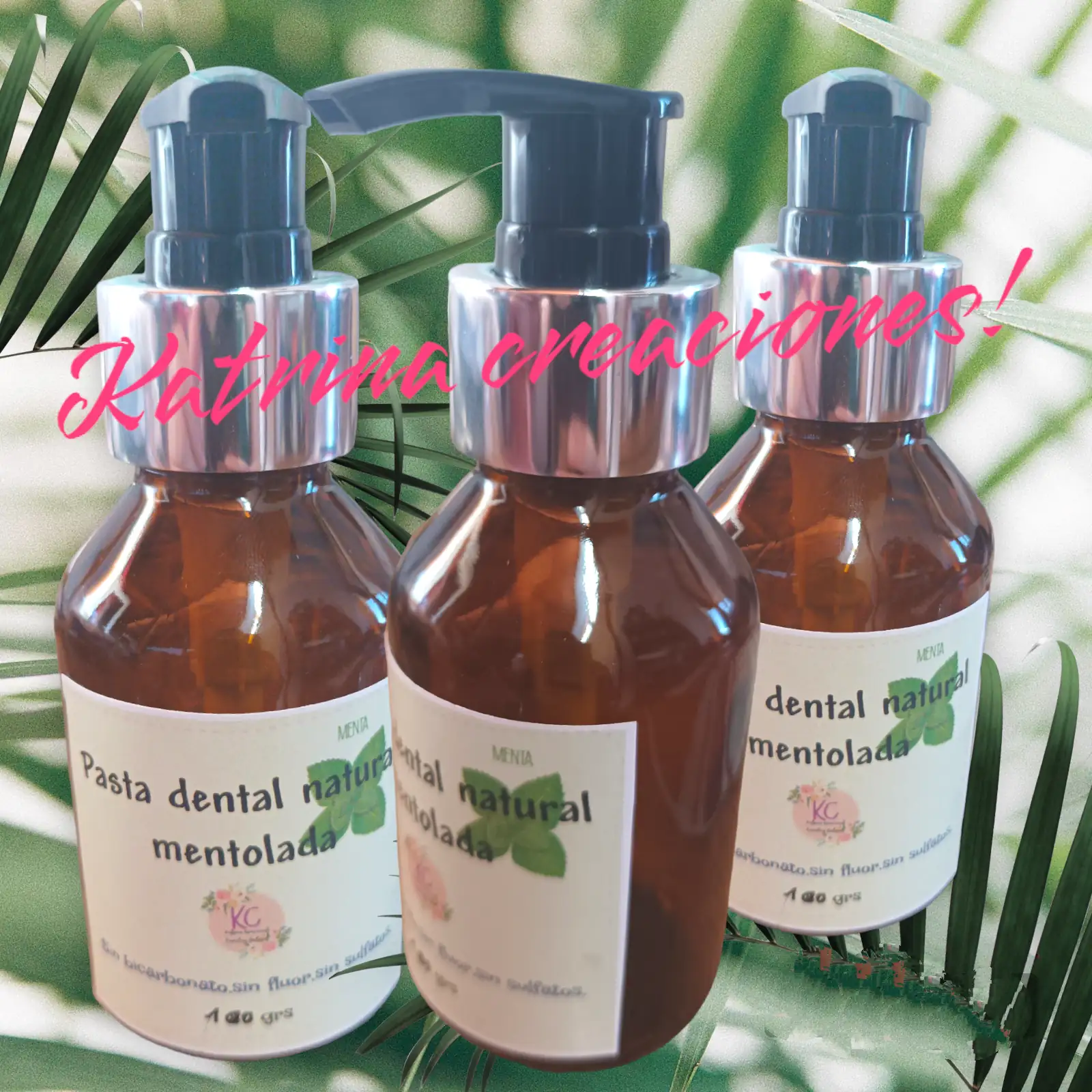 Crema dental natural mentolada,100 grs.