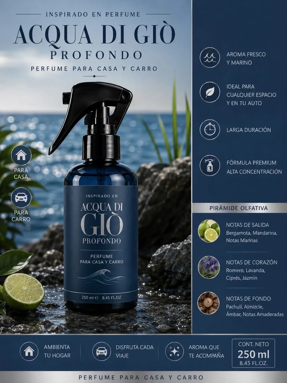 Nacional - Aromatizantes para Casa y Carro 250ml  7