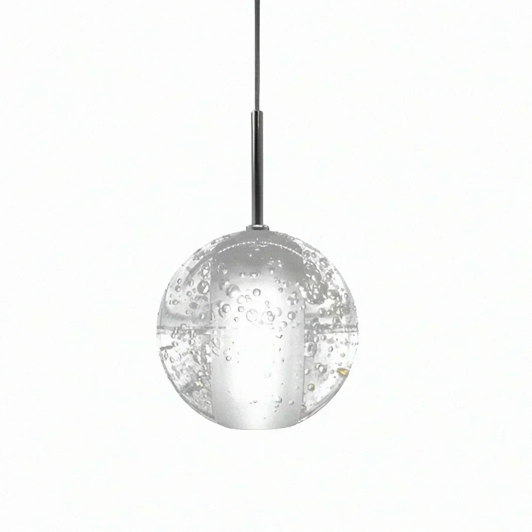 LAMPARA COLGANTE SIMPLE BUBLE G4 4