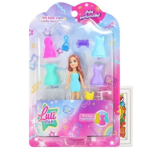 MINI MUÑECA LULI STAR + ACCESORIOS