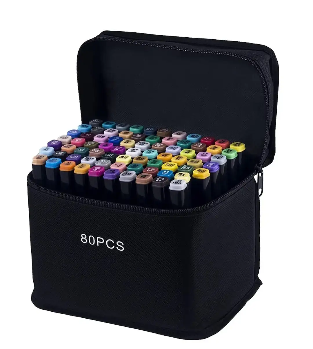 Plumones Touch Doble Punta 80 Pzs  3