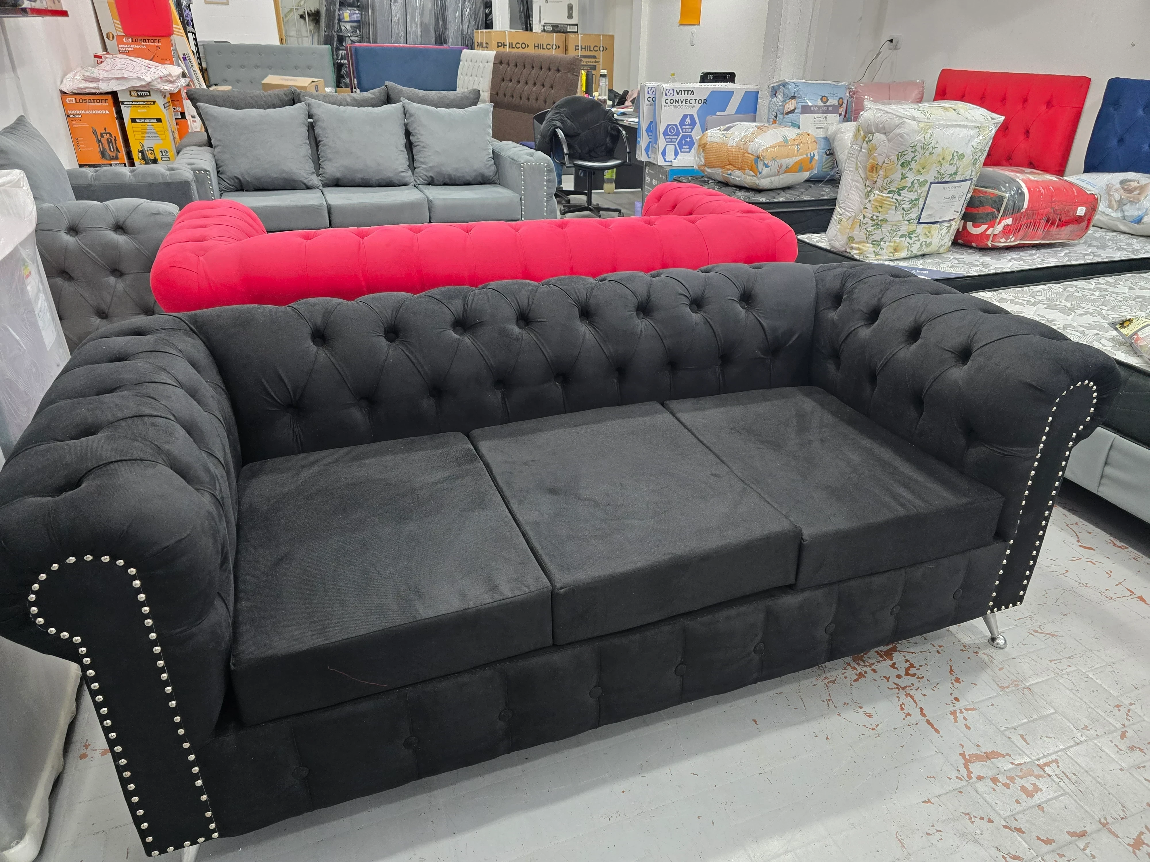 🛋️ Sillón Chester PANA🛋️  PRECIO •3 Cuerpos 200x90  🎁 4