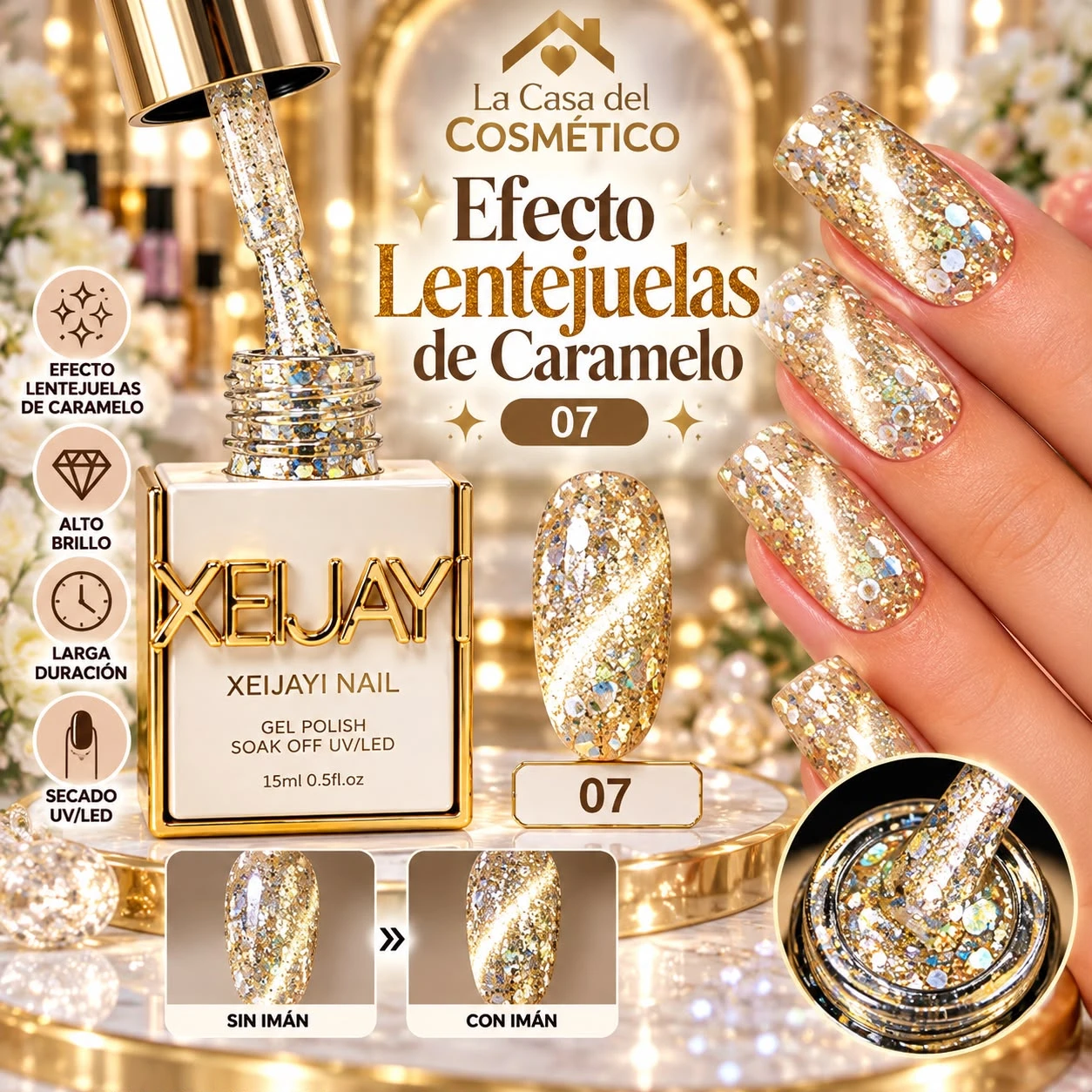 xeijayi esmalte semi escarchado efecto lentejuelas de caramelo 07.jfif