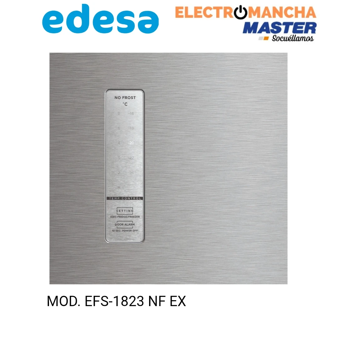 FRIGO 1 PUERTA EDESA EFS-1823 NF EX 1,85*60 INOX E 4