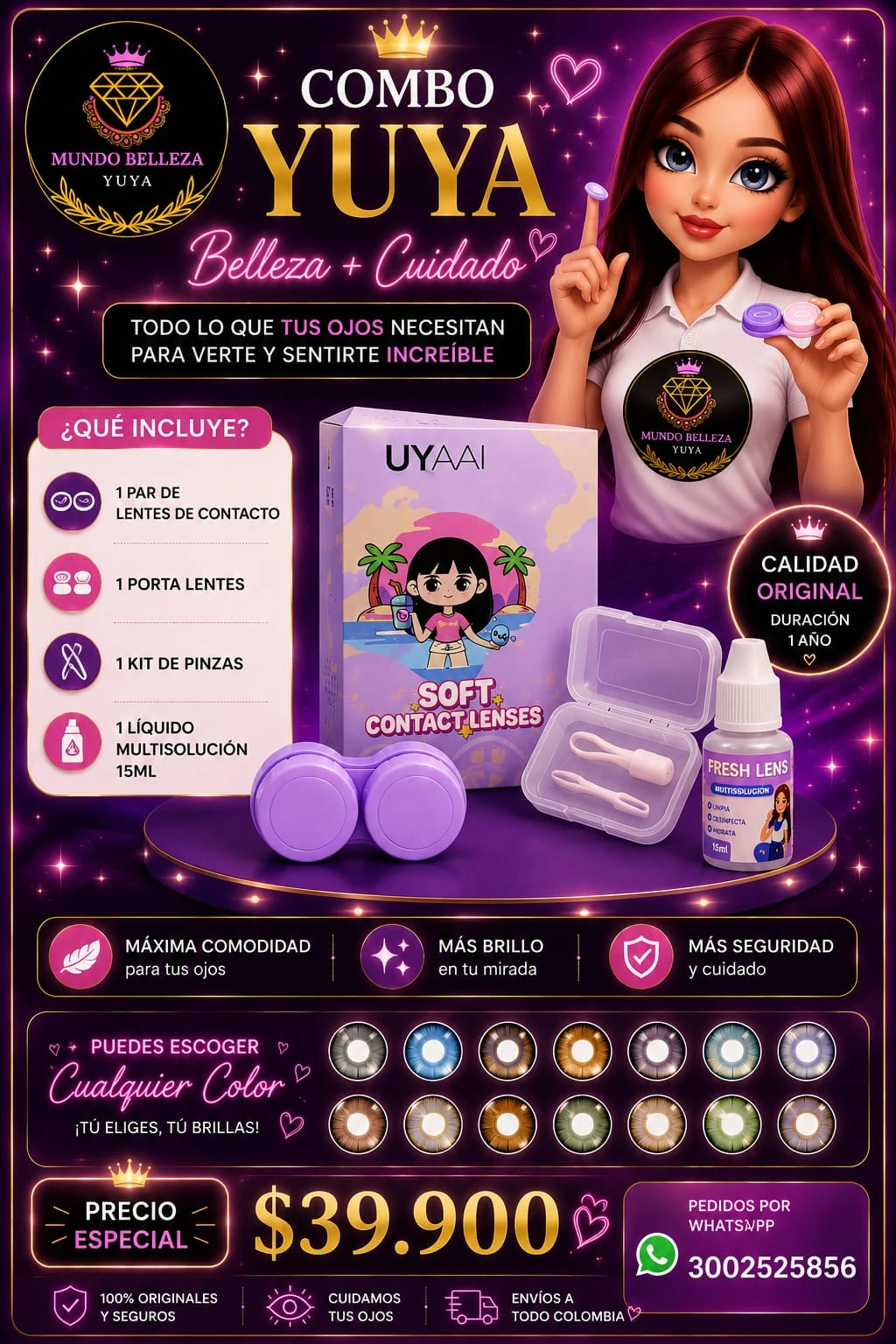 COMBO YUYA - LENTES DE CONTACTO 