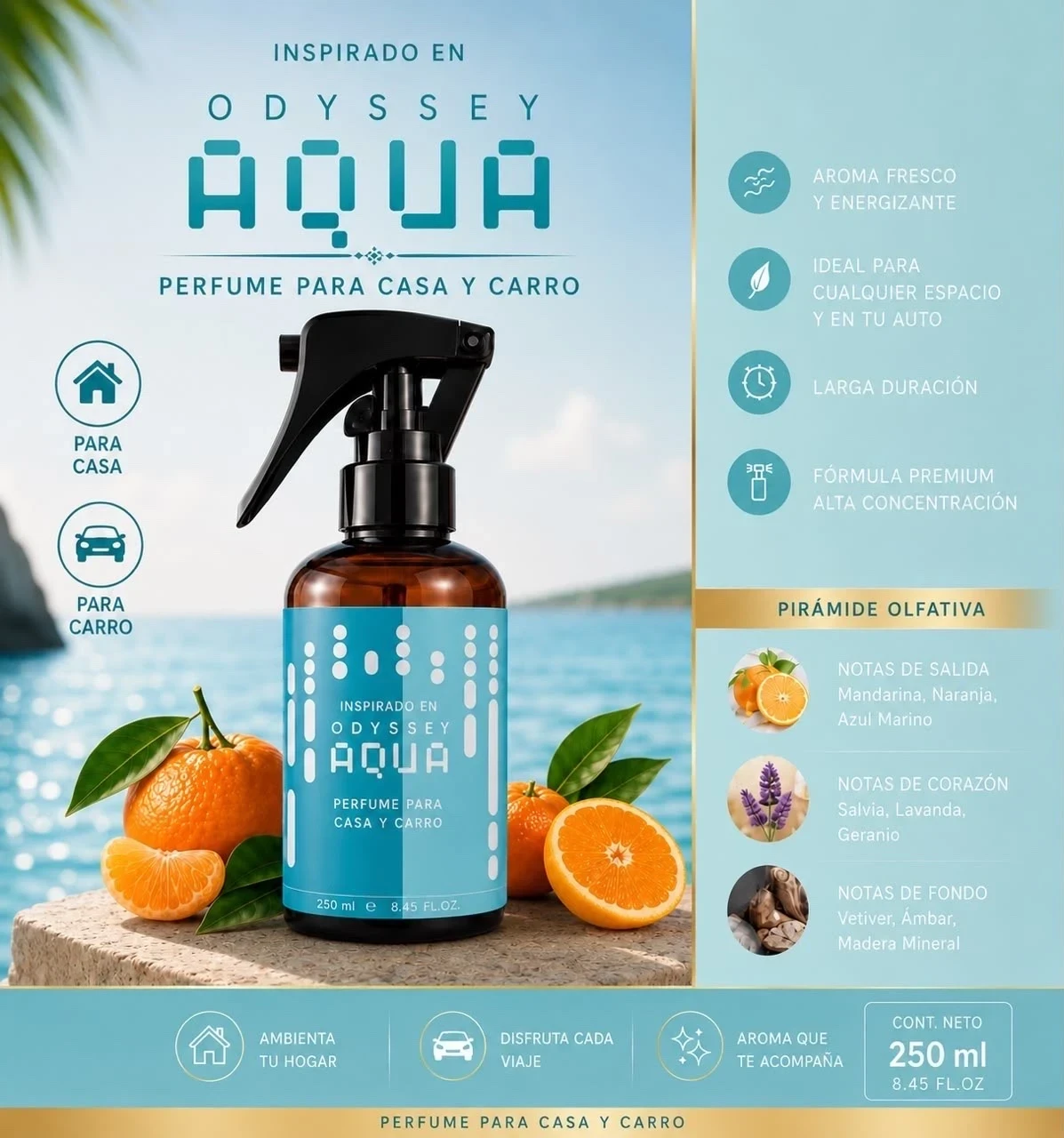 Nacional - Aromatizantes para Casa y Carro 250ml  4