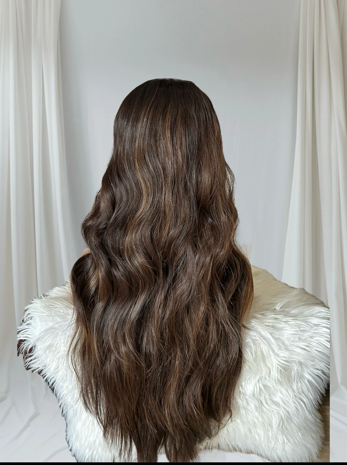 Peluca Semi de 30 pulgadas, frontal lace 13x1  4