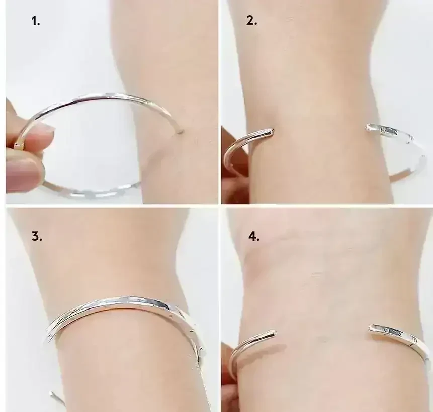 Pulsera Abierta Rígida Signature I-D  3