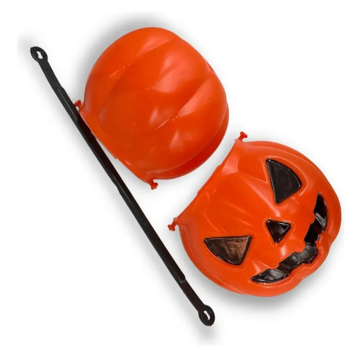 Calabaza caramelera plastica halloween para ensamblar  3