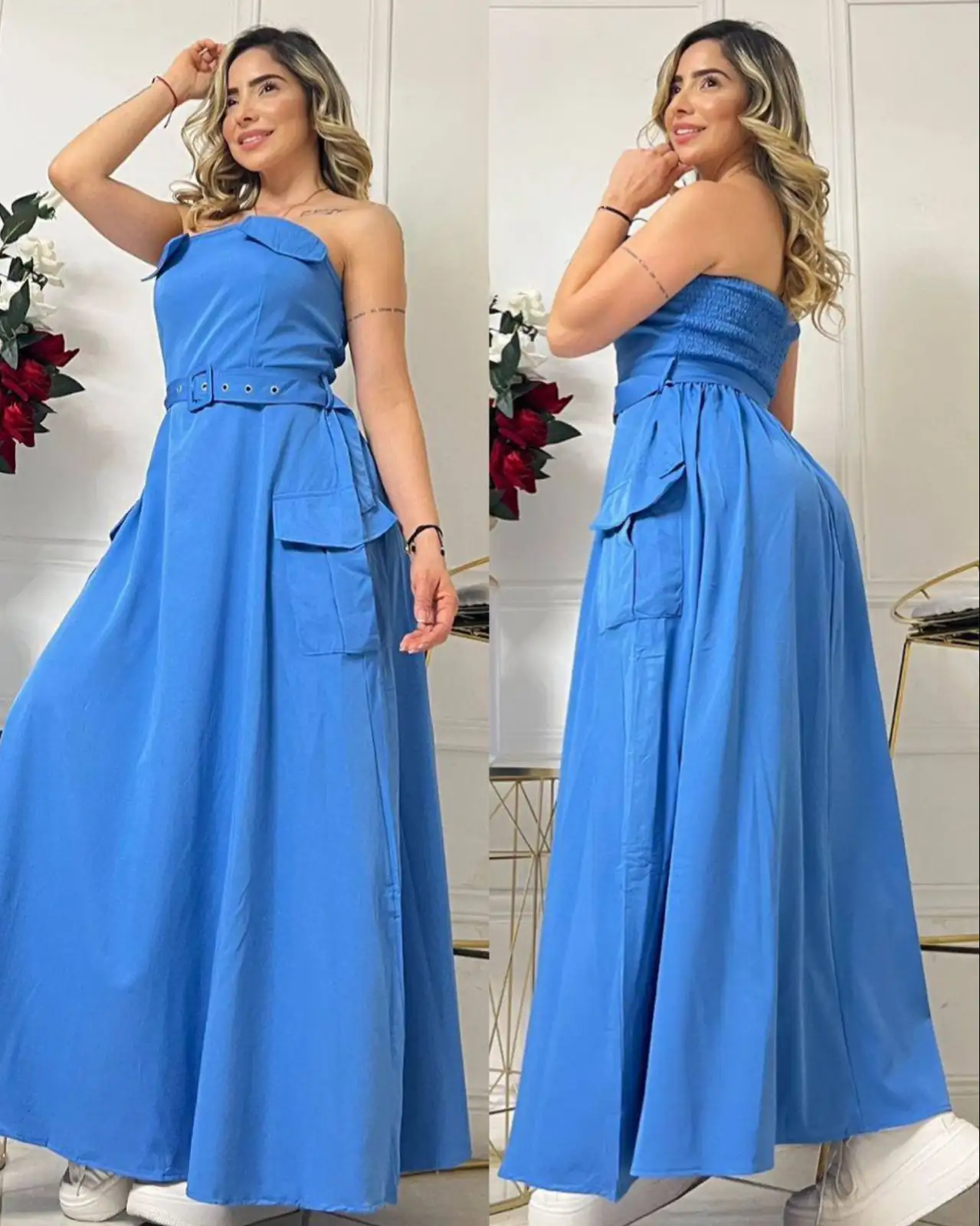 Divino vestido Straple 👗😍 💘  4