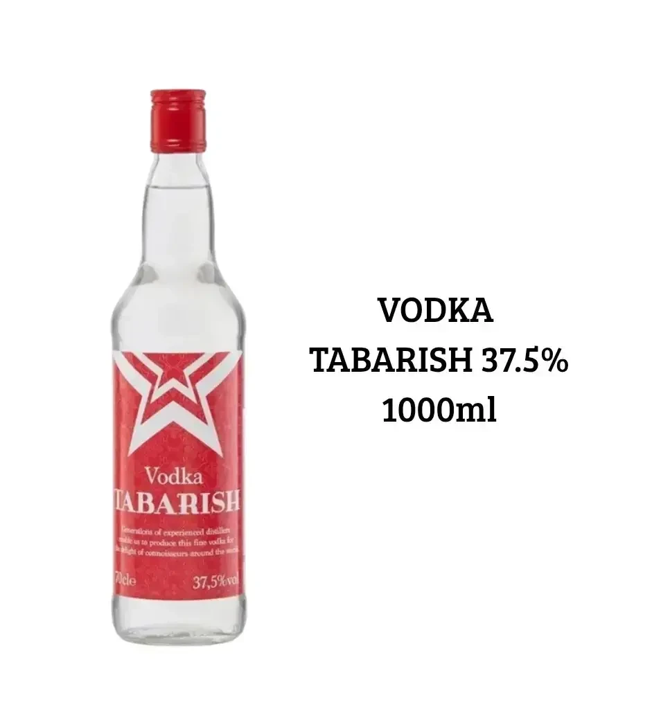 VODKA TABARISH 37.5% LITRO