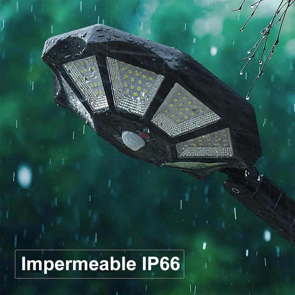 Lámpara Solar tipo Suburbana Sensor De Luz 6