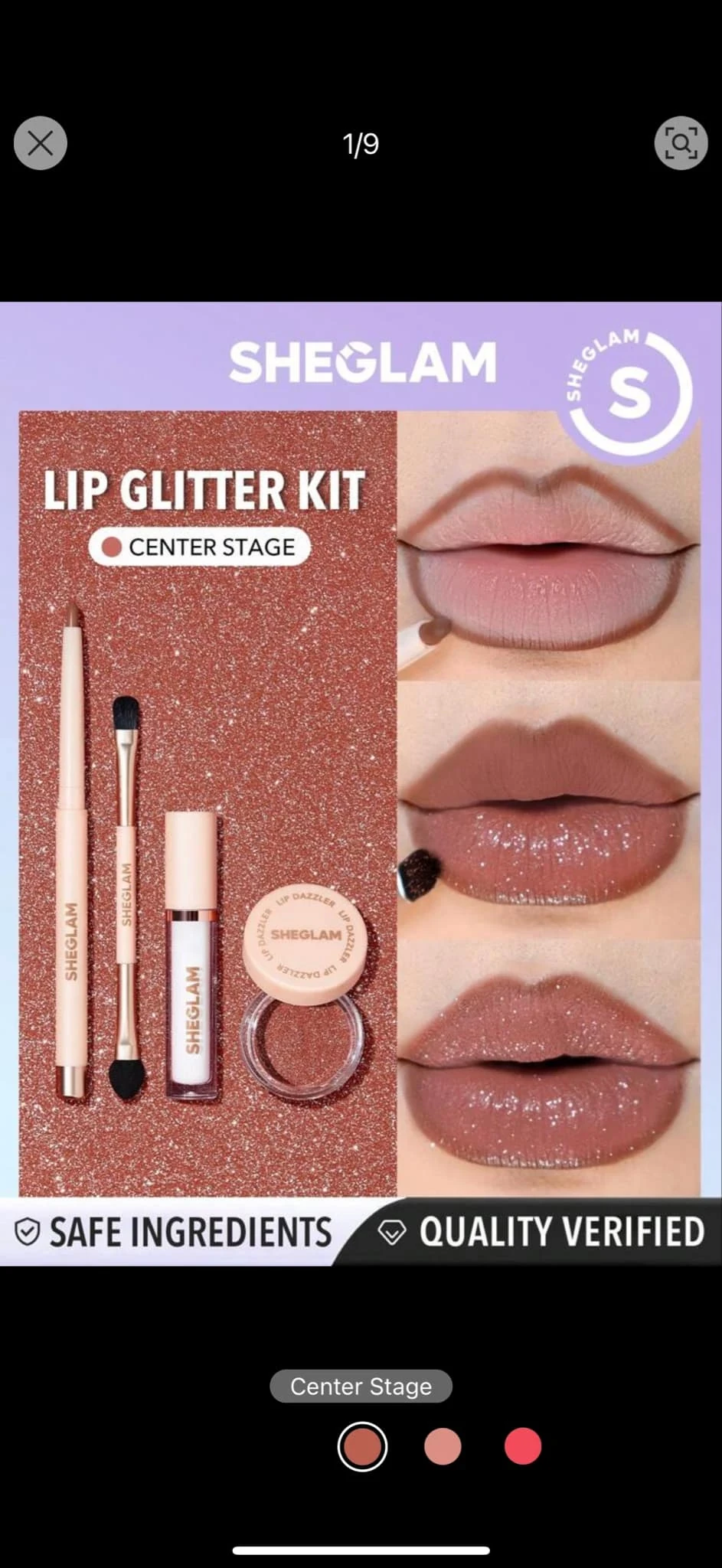 Kit de glitter sheglam 5