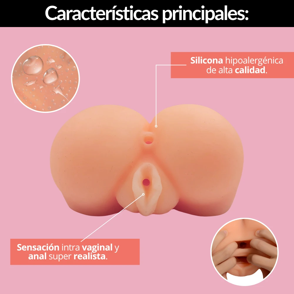 Vagina realista masturbador masculino  3