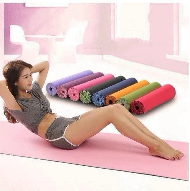 Tapete para yoga 61 cm x 173 cm y 4 mm de espesor  2