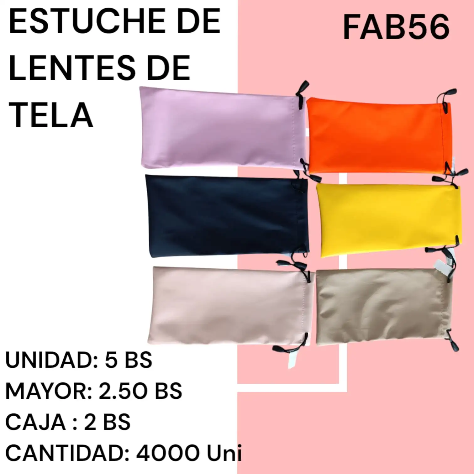 ESTUCHE DE LENTES TELA FAB56
