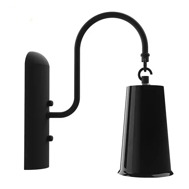 LAMPARA PARED CERAMICA NEGRA 1L E27