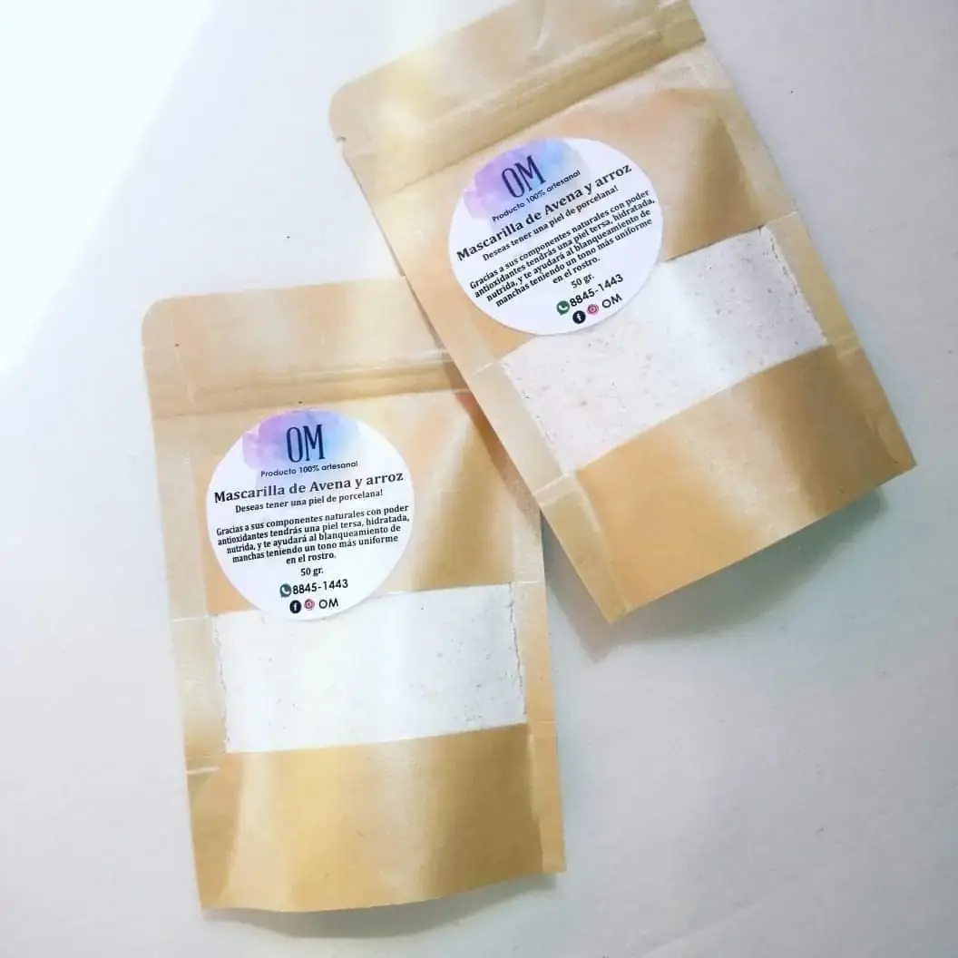 Mascarilla de Avena y arroz 