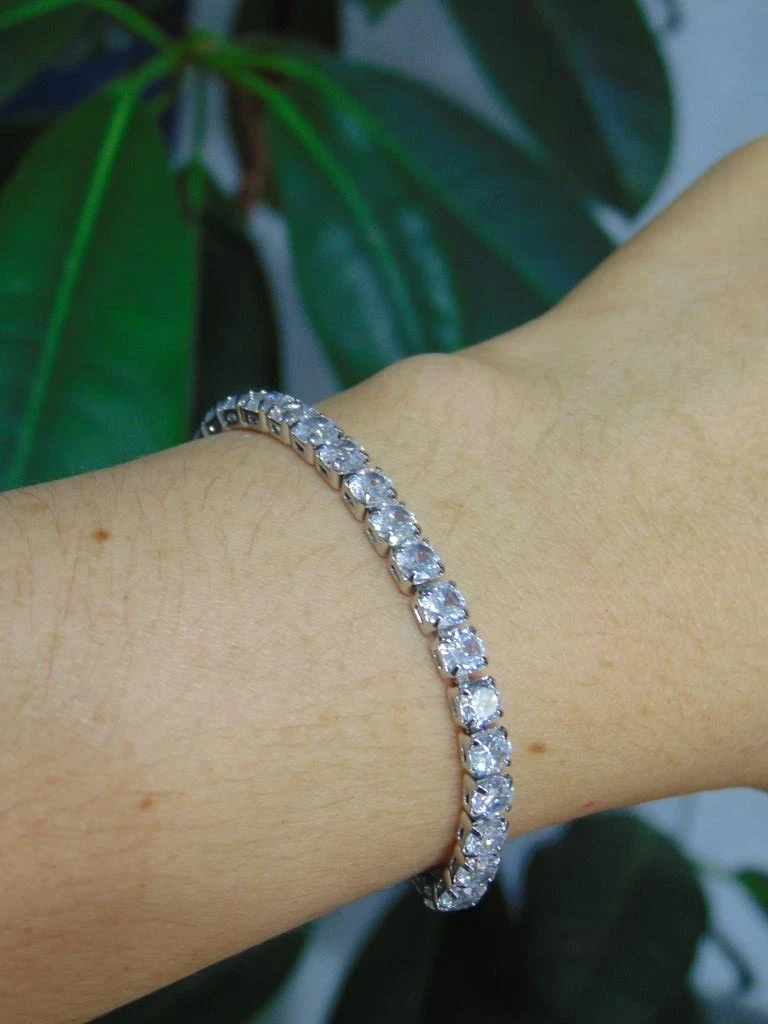 PULSERA RODIO PLATE TENNIS GRANDE 2
