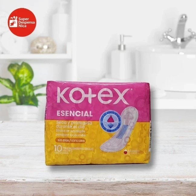 Toalla Sanitaria Kotex Esencial Sin Alas