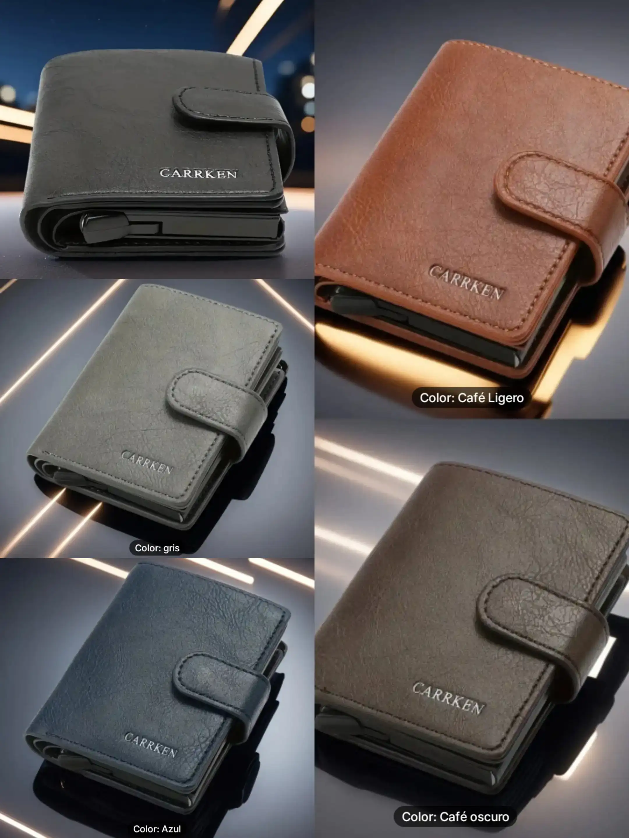 Cartera Elegante Para Caballero  3