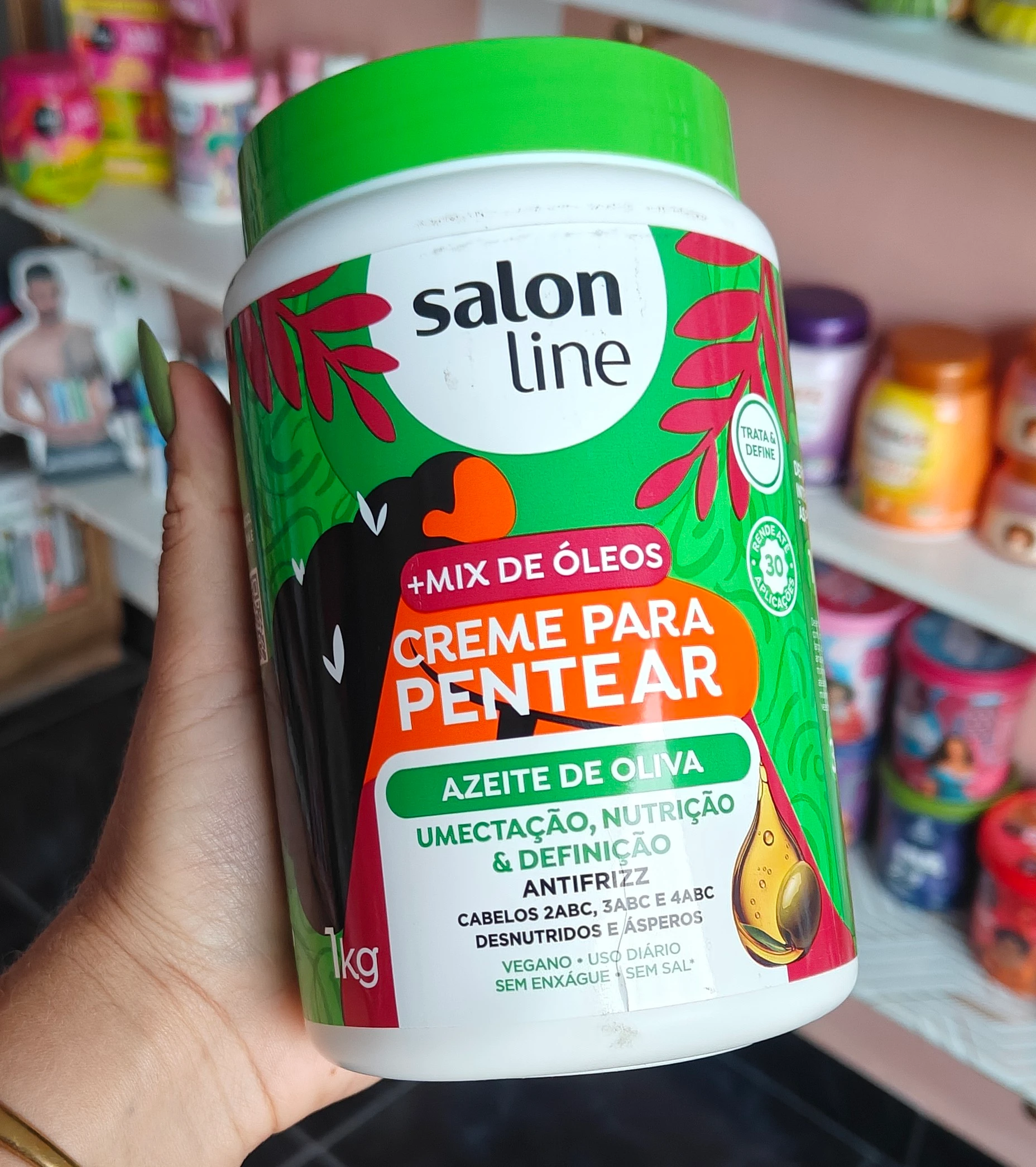 Crema de peinar Aceite de Oliva 