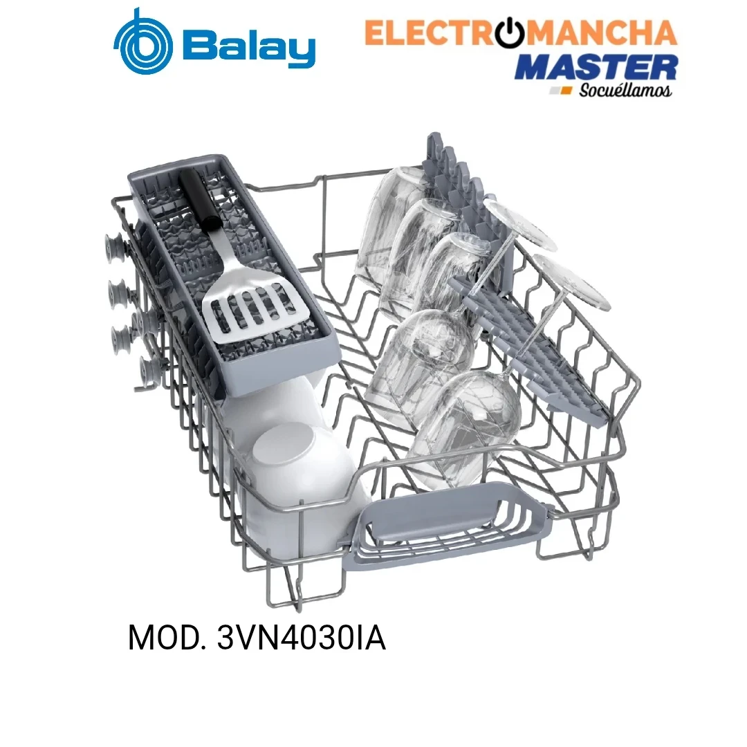 LAVAVAJILLAS BALAY 3VN4030IA 45 CM. INOX. CLASE E 4