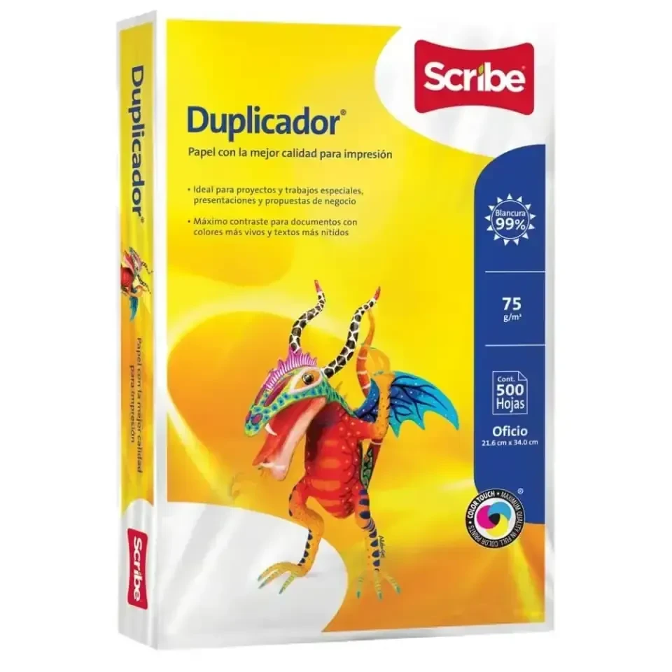 Paquete de 500 hojas t/carta 75gr 4