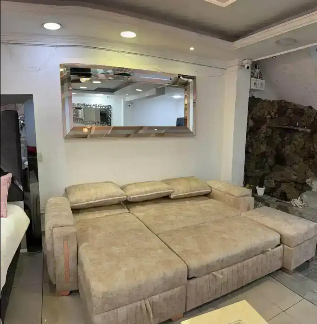 Sala en L sofacama multifuncional  2