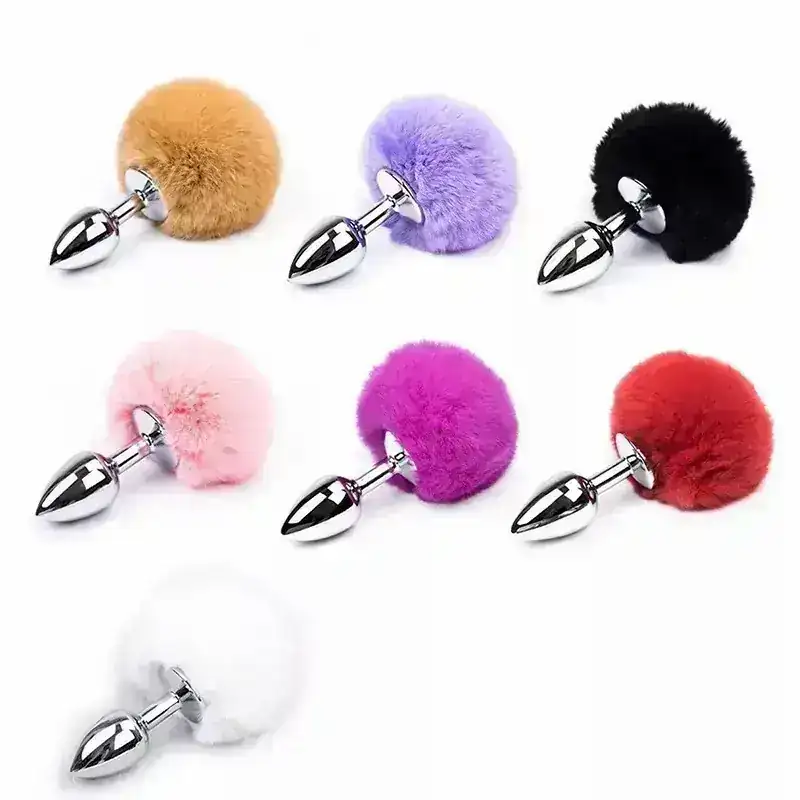 Plug anal cola de conejo TALLA S An003