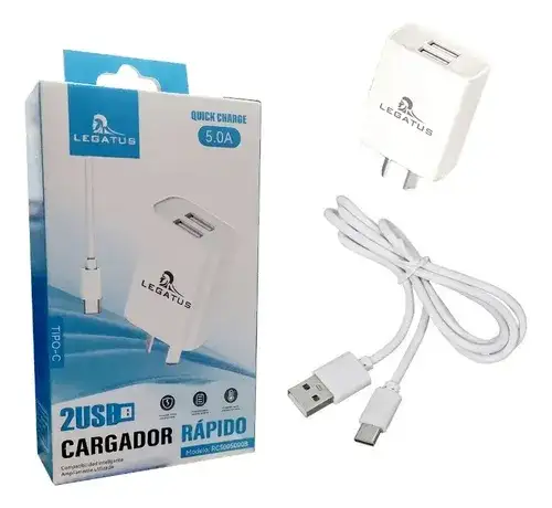 Cargador tipo c  legatus 5.0a