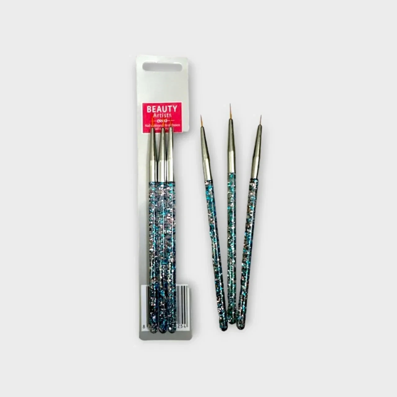 yael pincel para uñas x3 pk70