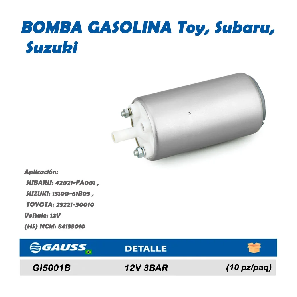BOMBA GASOLINA Toy, Subaru, Suzuki 12V 3BAR