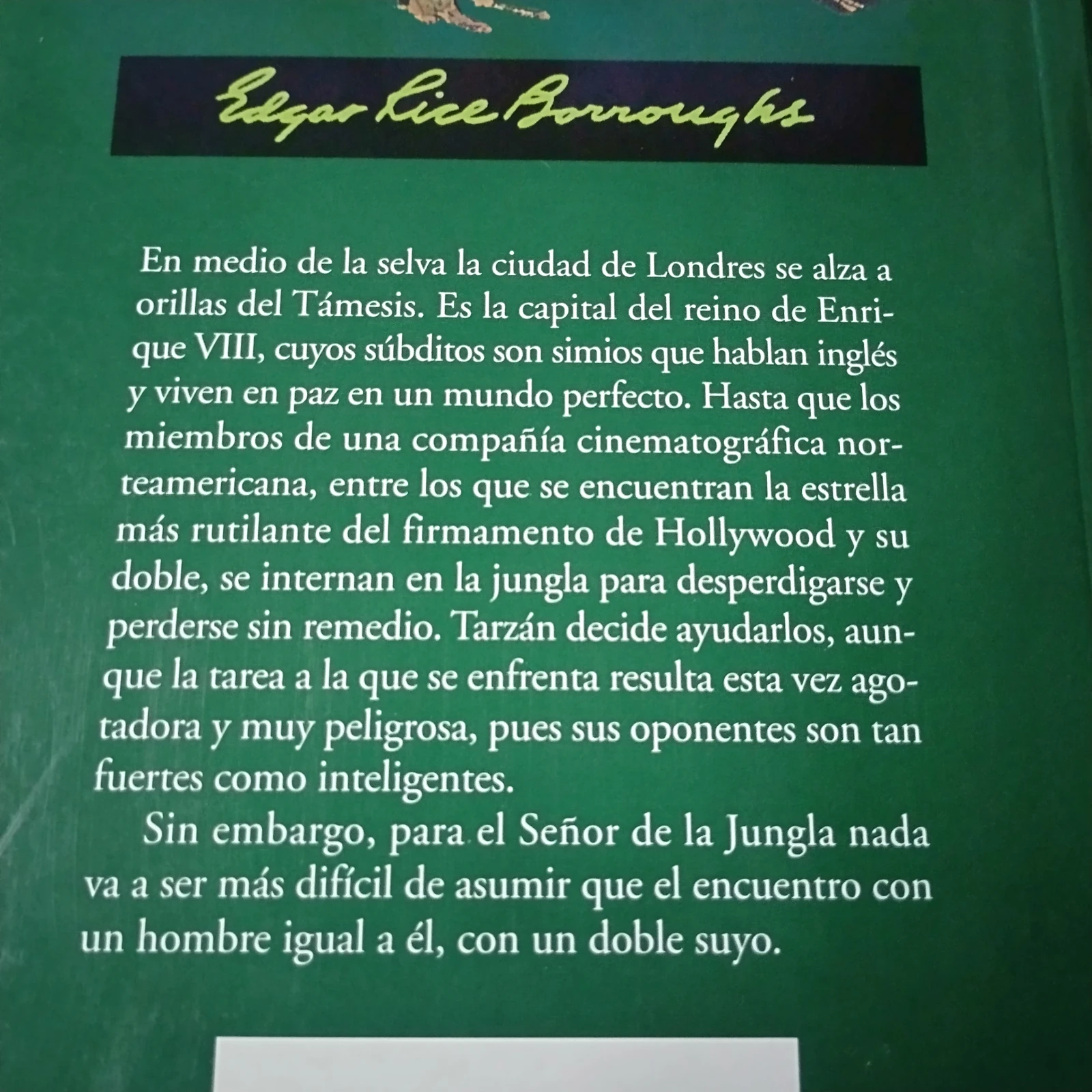 Tarzán y el hombre león Edgar Rice Burroughs nuevo 2