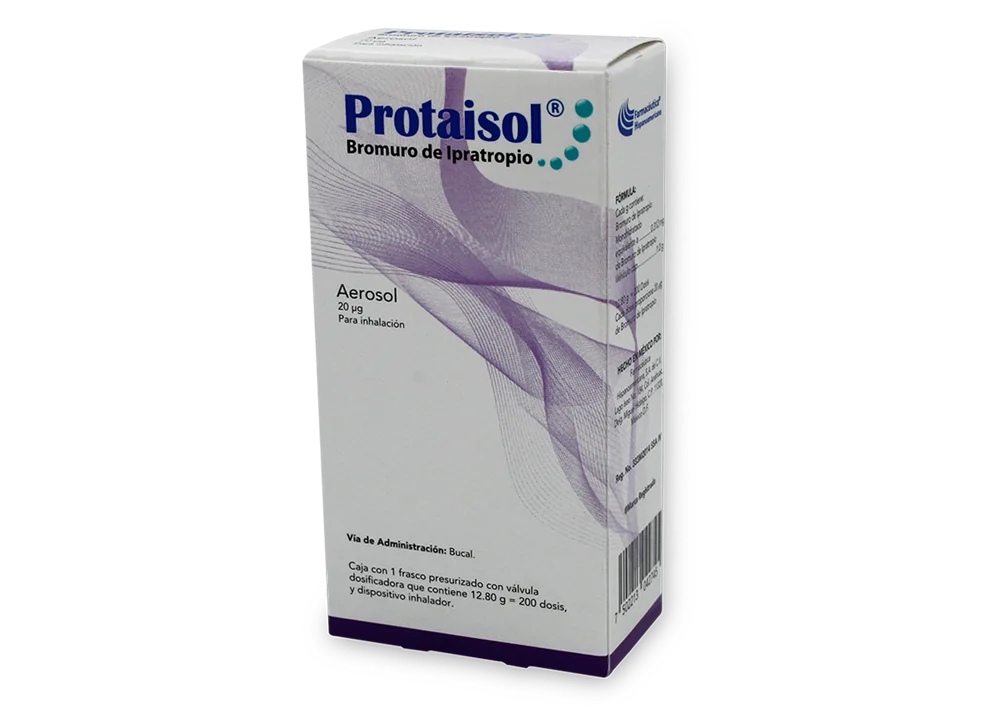 Protaisol 20 µg aerosol para inhalación (bromuro de ipratropio)
