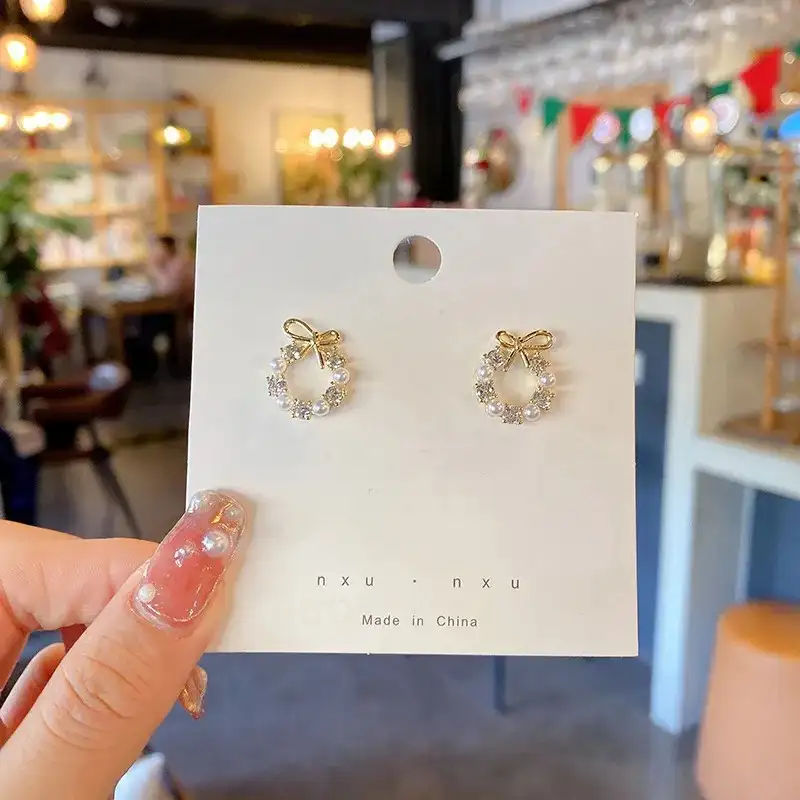 Aretes moño