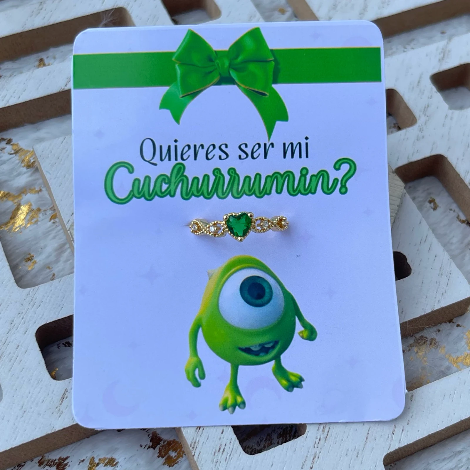 Anillo ajustable, ¿Quieres ser mi cuchurrumin? 2