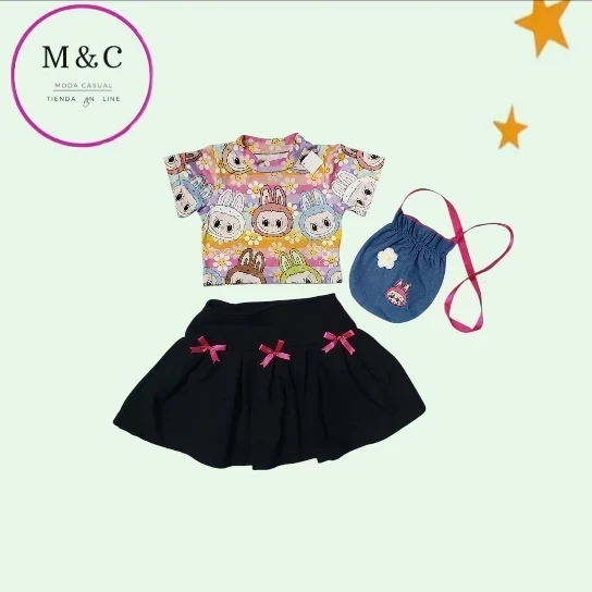 Conjunto T- M falda y blusa 