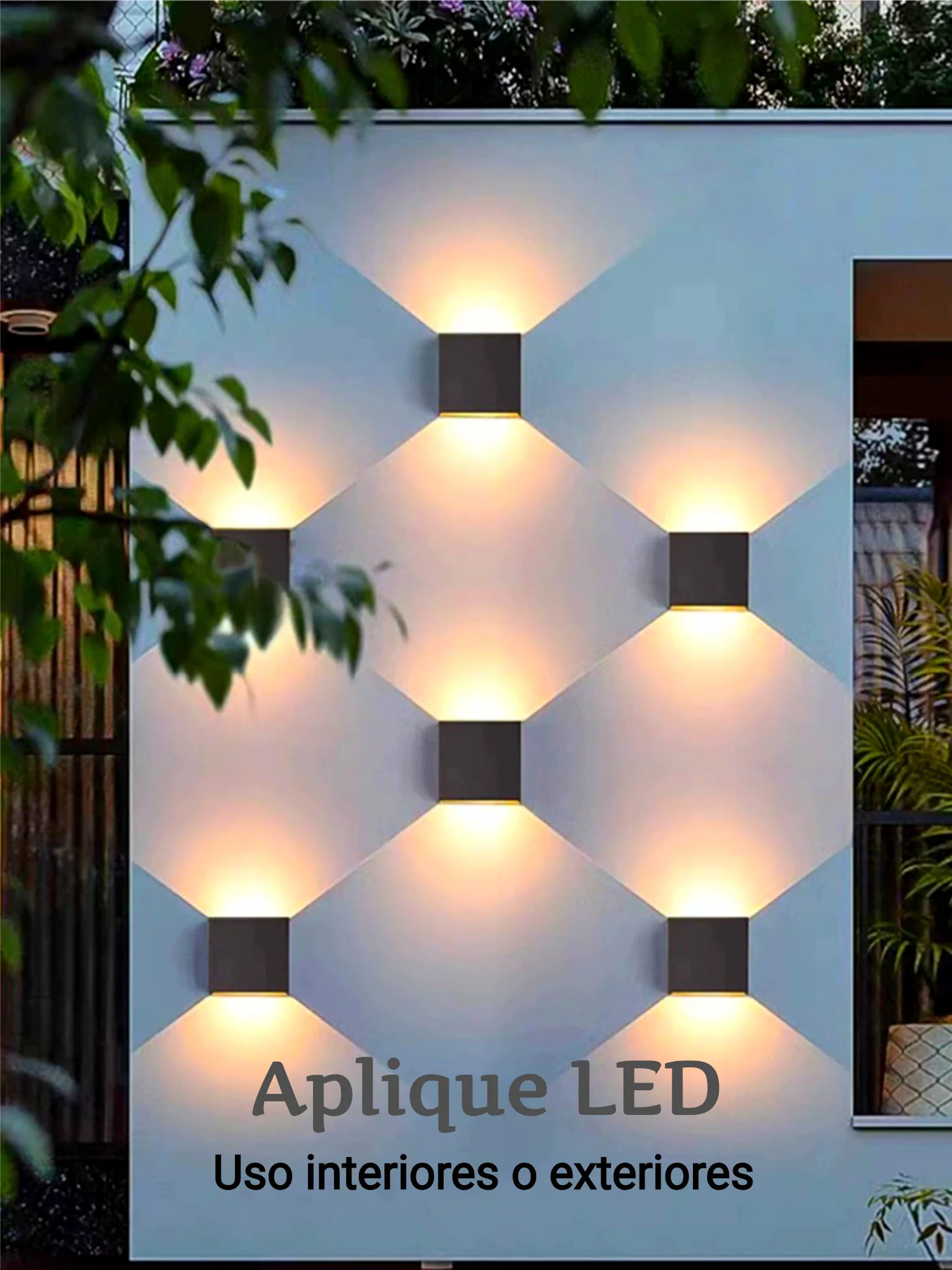 Aplique LED Tipo Cubo 6w y 10w 2