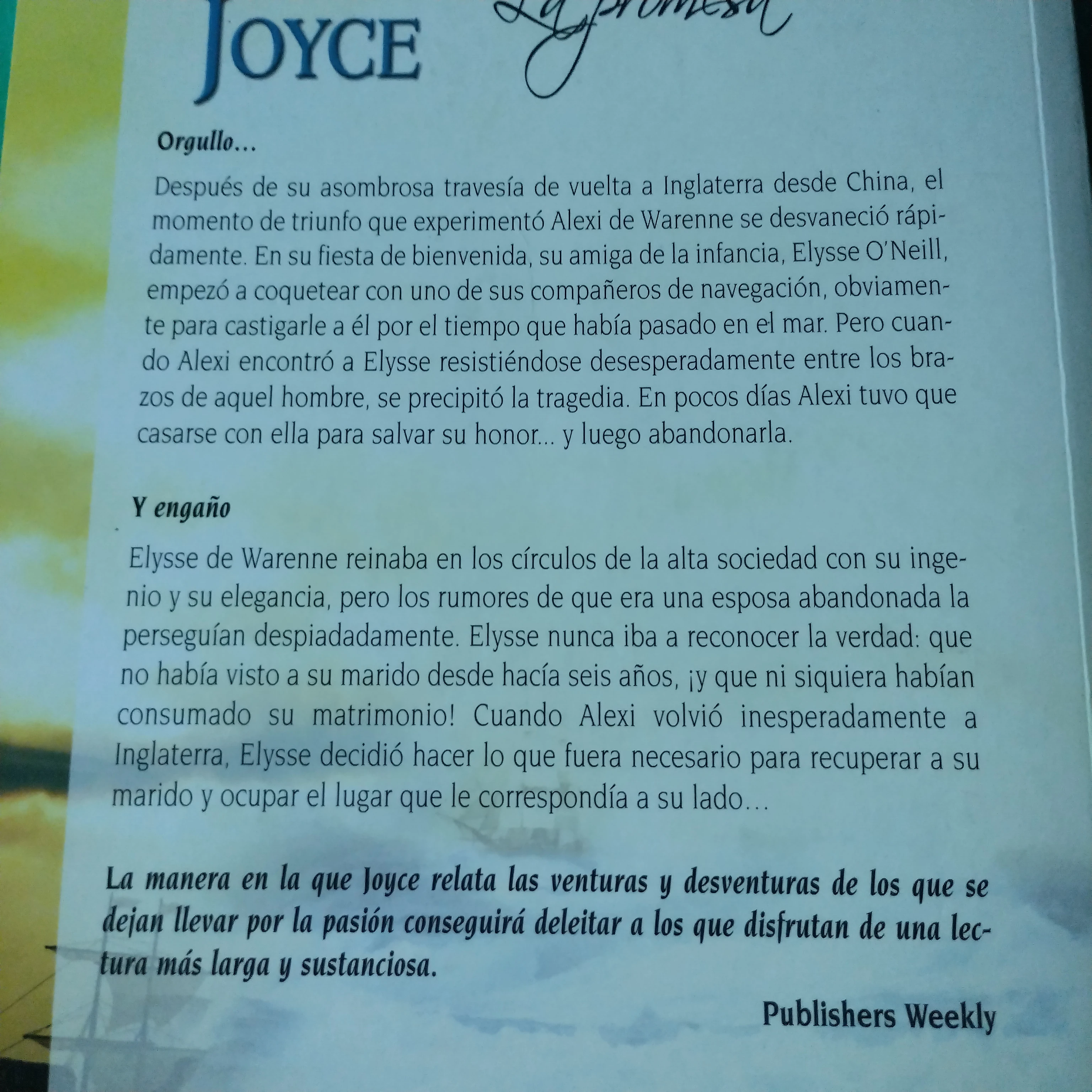 La promesa , Brenda Joyce usado  2