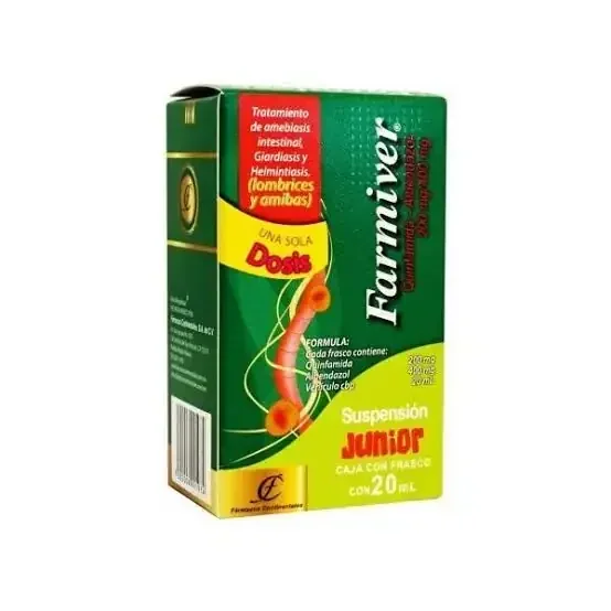 Farmiver Junior Quinfamida - Albendazol